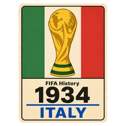 Figurinha FWC9 — FIFA World Cup Italy 1934 (FWC — Coleção oficial Copa 2026) Copa 2026