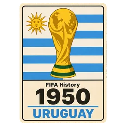 Figurinha FWC10 — FIFA World Cup Brazil 1950 (FWC — Coleção oficial Copa 2026) Copa 2026
