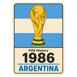 Figurinha FWC14 — FIFA World Cup Mexico 1986 (FWC — Coleção oficial Copa 2026) Copa 2026