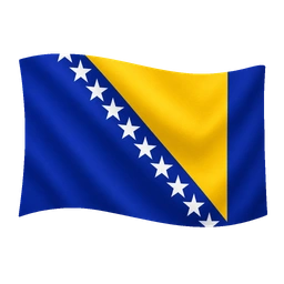 Bandeira da Bósnia-Herzegovina