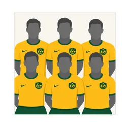 Figurinha AUS13 — Foto da Seleção (Austrália) Copa 2026