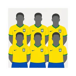 Figurinha BRA13 — Foto da Seleção (Brasil) Copa 2026
