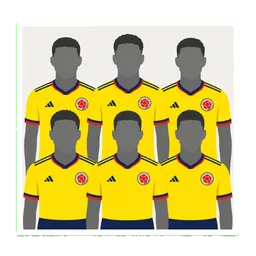 Figurinha COL13 — Foto da Seleção (Colômbia) Copa 2026