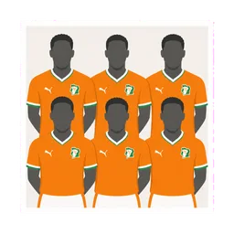 Figurinha CIV13 — Foto da Seleção (Costa do Marfim) Copa 2026