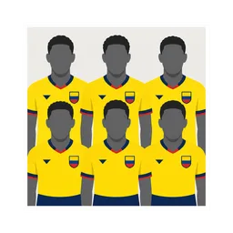 Figurinha ECU13 — Foto da Seleção (Equador) Copa 2026