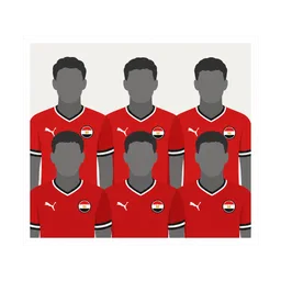 Figurinha EGY13 — Foto da Seleção (Egito) Copa 2026