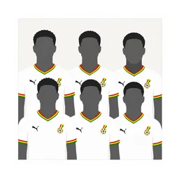 Figurinha GHA13 — Foto da Seleção (Gana) Copa 2026