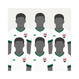 Figurinha IRQ13 — Foto da Seleção (Iraque) Copa 2026