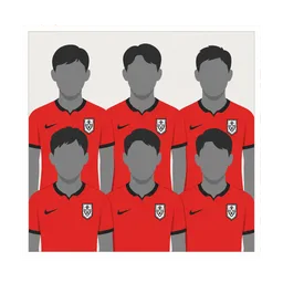 Figurinha KOR13 — Foto da Seleção (Coreia do Sul) Copa 2026