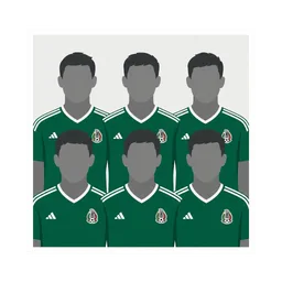 Figurinha MEX13 — Foto da Seleção (México) Copa 2026