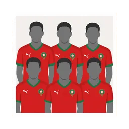 Figurinha MAR13 — Foto da Seleção (Marrocos) Copa 2026