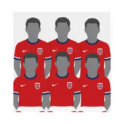 Figurinha NOR13 — Foto da Seleção (Noruega) Copa 2026