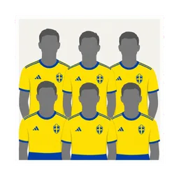 Figurinha SWE13 — Foto da Seleção (Suécia) Copa 2026
